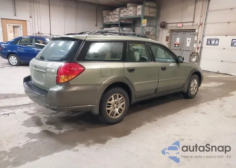 2006 Subaru Outback 2.5I из США, поврежденный, VIN 4S4BP61C167319919